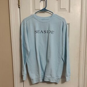 The seaside style sweatshirt | Blue - Size Small